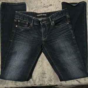 Express Jeans Stella Low Rise Barely Boot Women's Jeans Size 4r (30x32)
